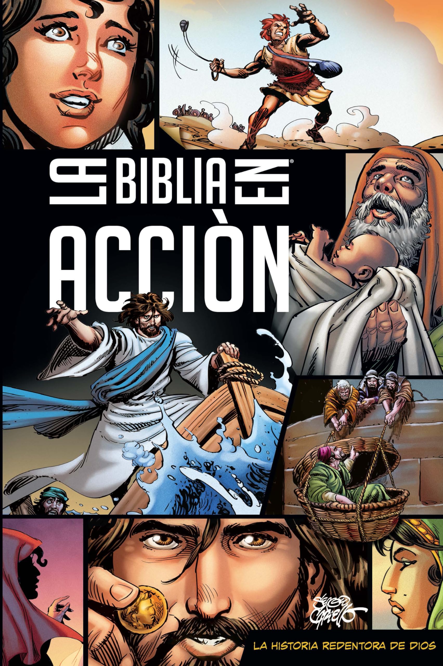 La Biblia En Acción: The Action Bible Spanish Edition by Cariello, Sergio