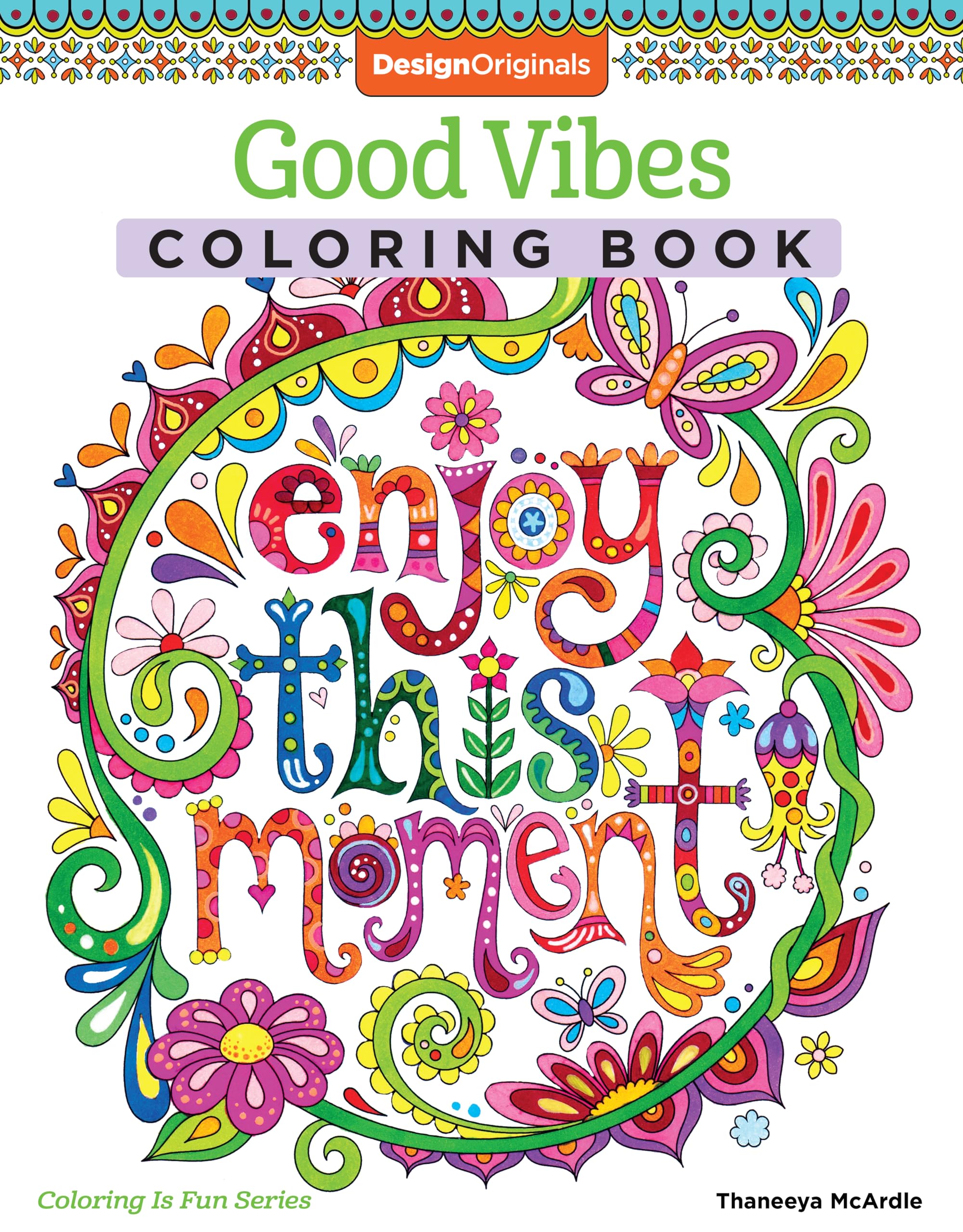 Good Vibes Coloring Book by McArdle, Thaneeya