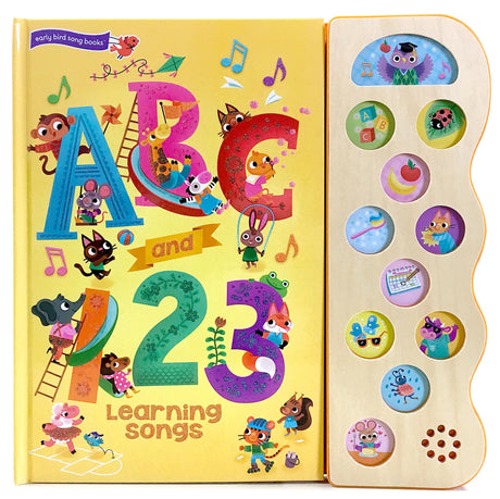 ABC and 123 Learning Songs -- Rose Nestling, Board Book