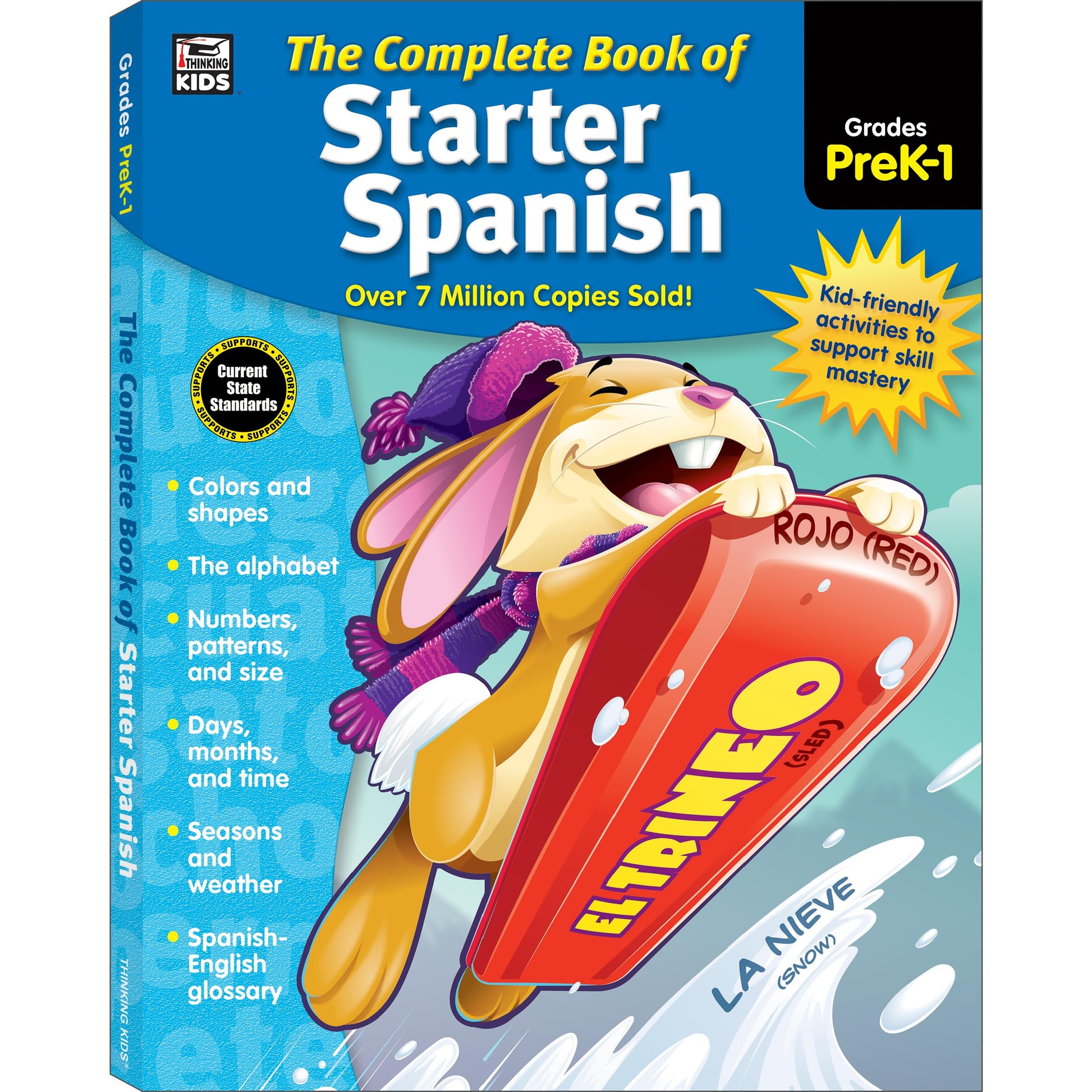 The Complete Book of Starter Spanish, Grades Preschool - 1 by Thinking Kids