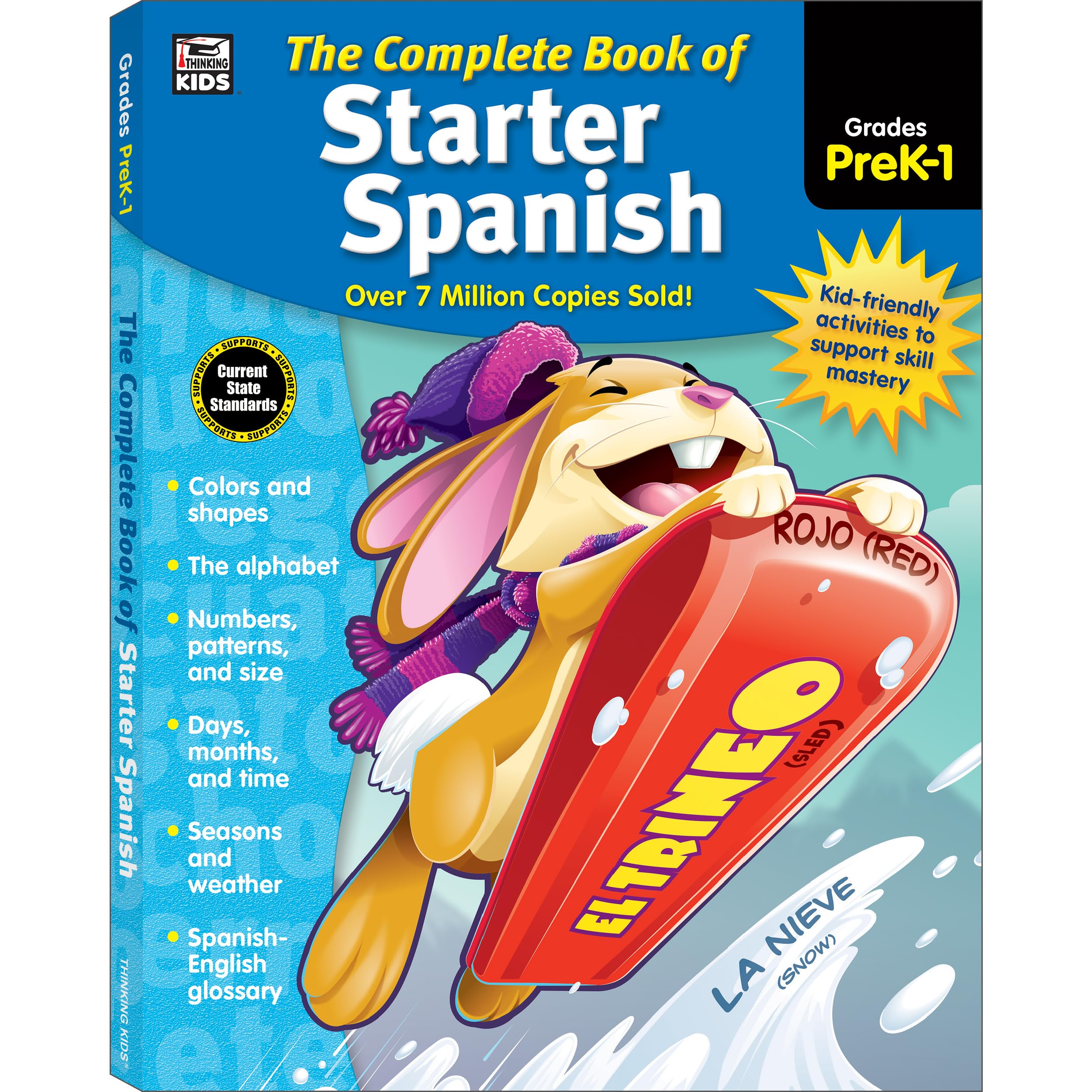 The Complete Book of Starter Spanish, Grades Preschool - 1 by Thinking Kids