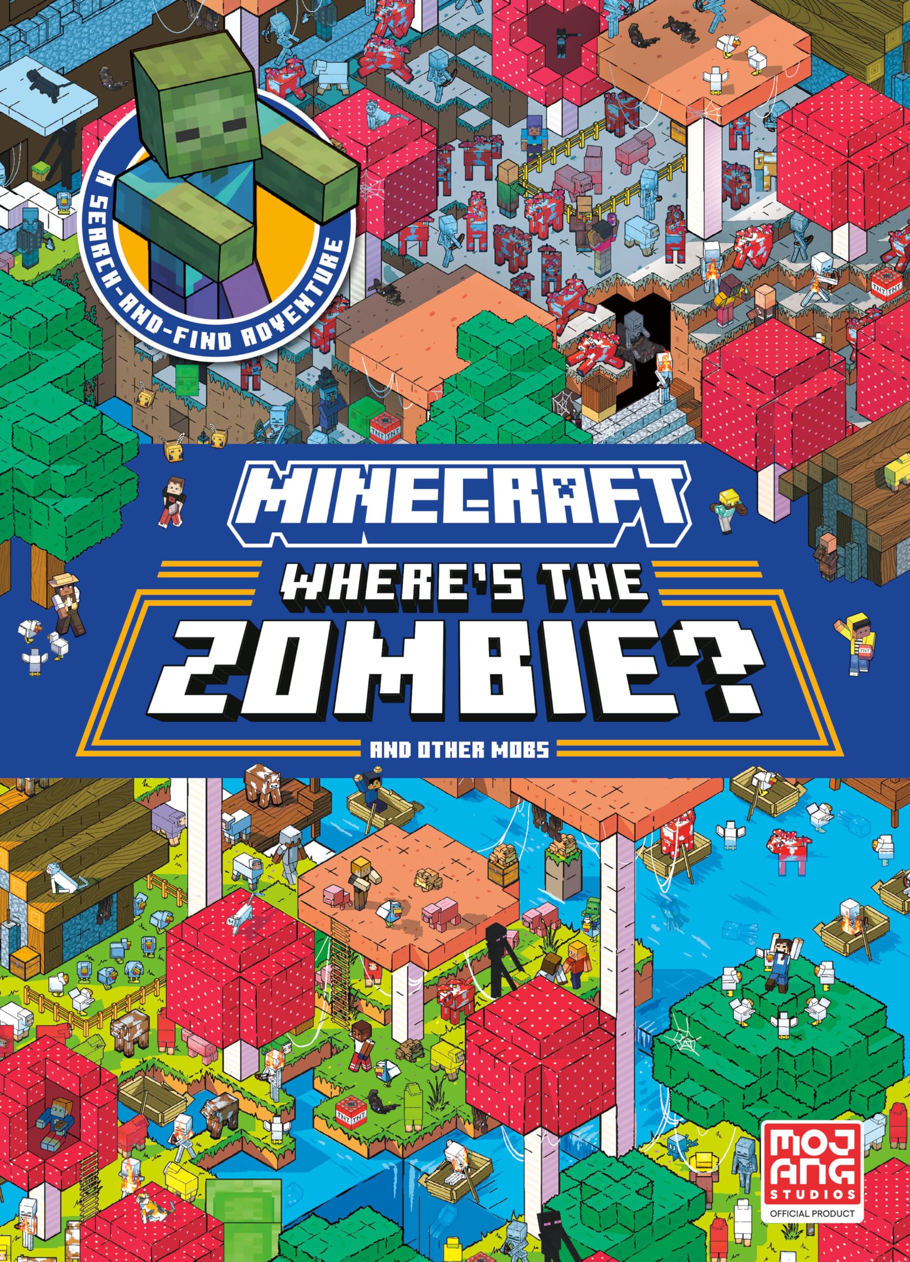 Minecraft: Where's the Zombie Search & Find by Random House