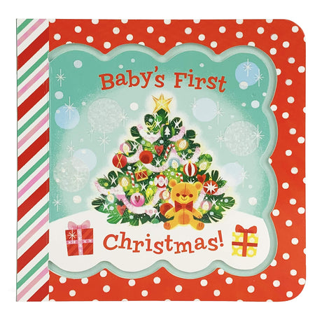 Baby's First Christmas Greeting Card Board Book (Includes Envelope and Foil Sticker) For Newborns, 0-12 Months (Little Bird Greetings Keepsake Book) [Board book] Cottage Door Press; Holly Berry-Byrd and Mei Stoyva, Board Book
