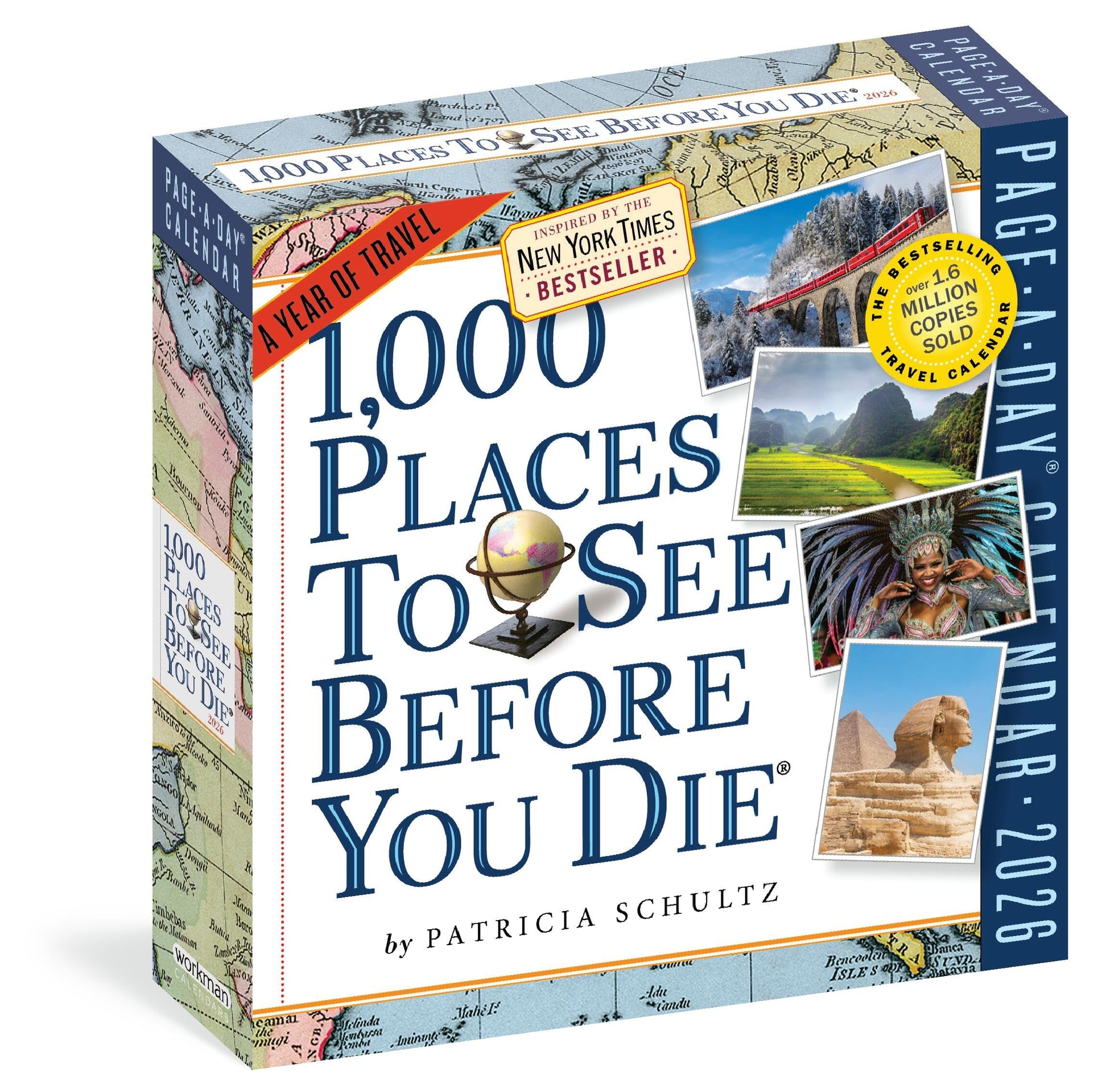 1,000 Places to See Before You Die Page-A-Day(r) Calendar 2026: A Year of Travel by Workman Calendars