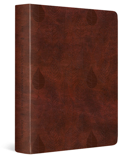Single Column Journaling Bible-ESV-Leaves Design -- Crossway Bibles, Bible