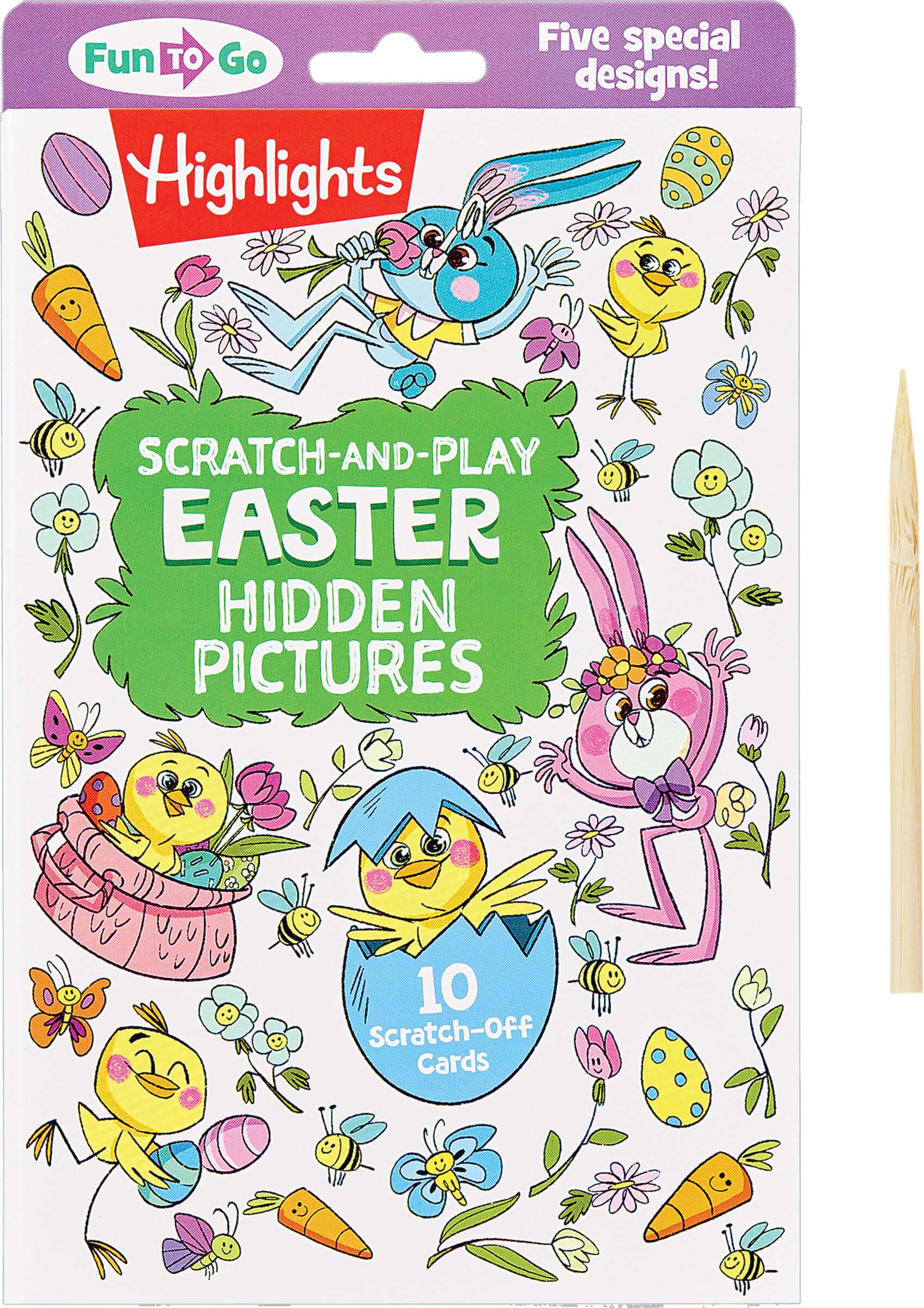 Scratch-And-Play Easter Hidden Pictures by Highlights