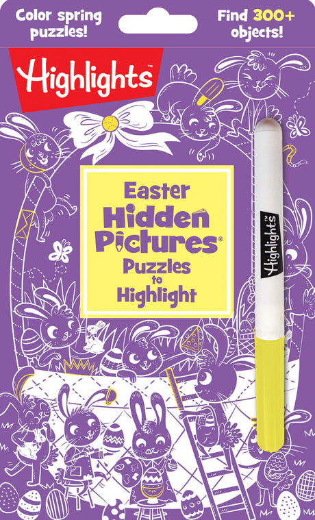 Easter Hidden Pictures Puzzles to Highlight: Easter Coloring and Puzzle Book for Kids 6-9, Solve Hidden Pictures Puzzles Featuring Bunnies, Flowers an -- Highlights, Paperback