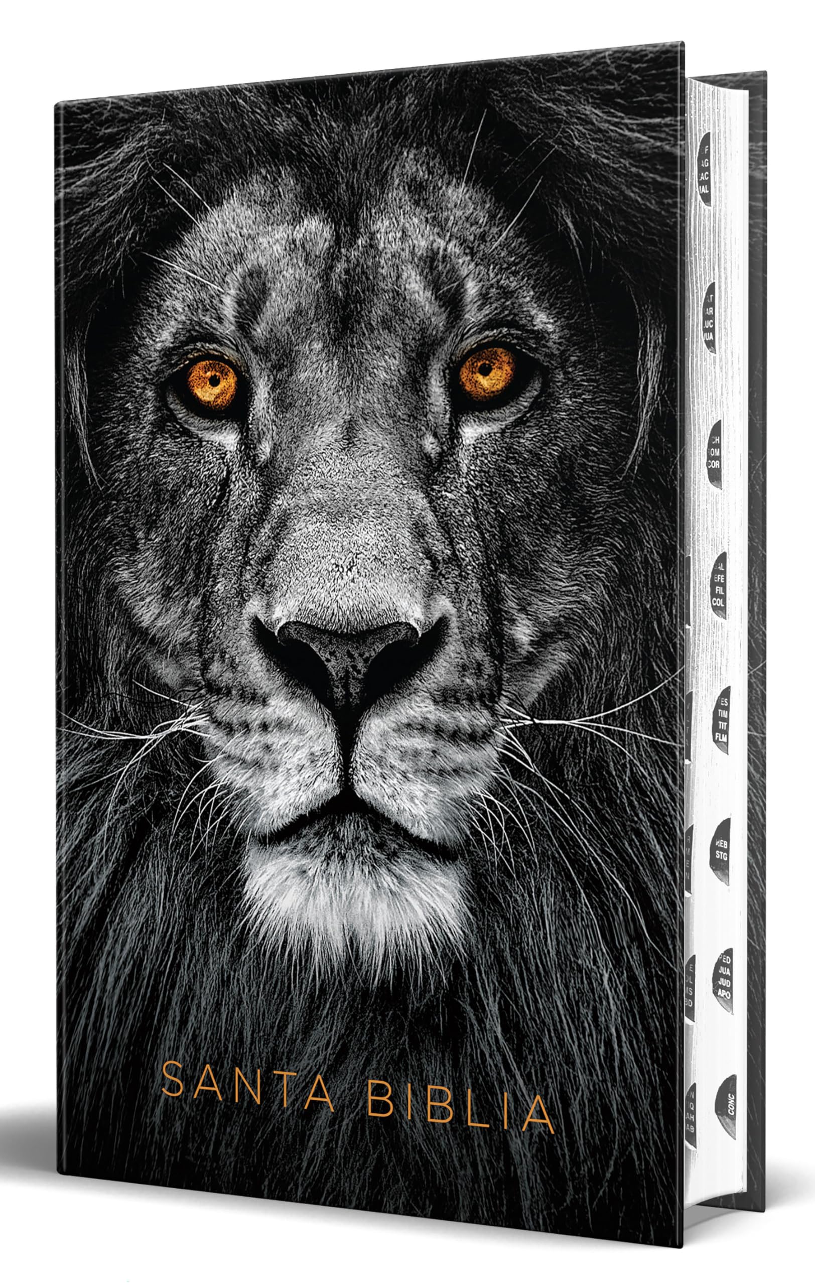 Biblia Rvr 1960 Letra Grande Tamaño Manual, Tapa Dura León de Juda Con Índice / Spanish Bible Rvr 1960 Handy Size Large Print Hardcover Lion of Judah by Reina Valera Revisada 1960