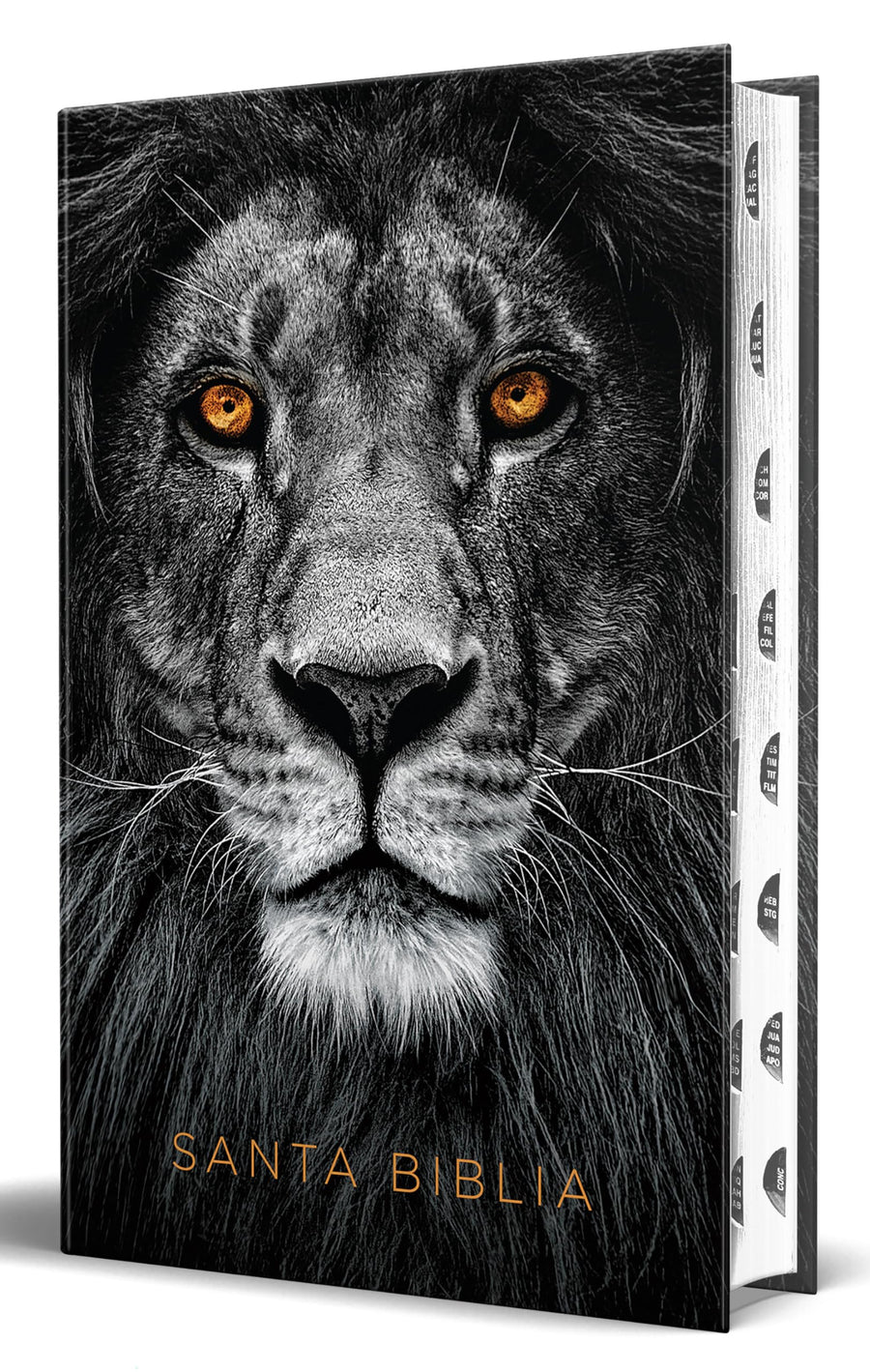 Biblia Rvr 1960 Letra Grande Tamaño Manual, Tapa Dura León de Juda Con Índice / Spanish Bible Rvr 1960 Handy Size Large Print Hardcover Lion of Judah -- Reina Valera Revisada 1960, Bible