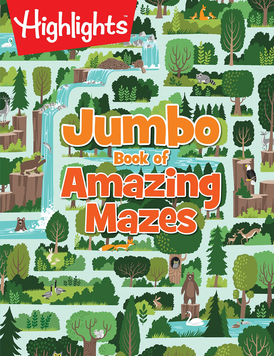 Jumbo Book of Amazing Mazes: Maze Puzzle Book for Kids Packed with Over 175 Puzzles, Code-Word Mazes, Quiz Mazes and Logic Games for Kids 6 and Up -- Highlights, Paperback