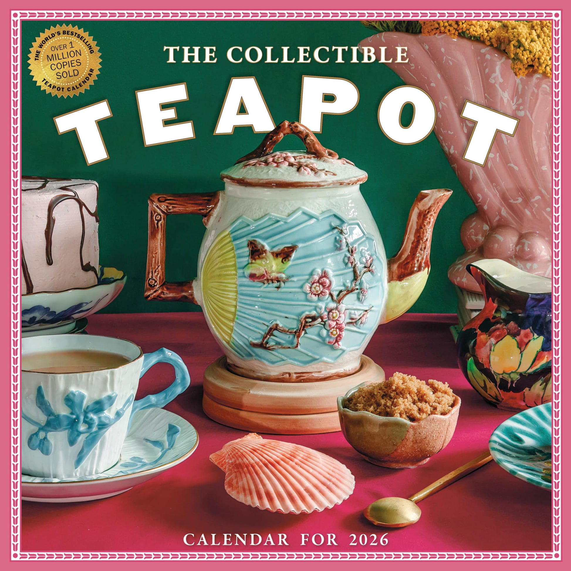 The Collectible Teapot Wall Calendar 2026: A Tea Obsessive's Dream Come True by Workman Publishing