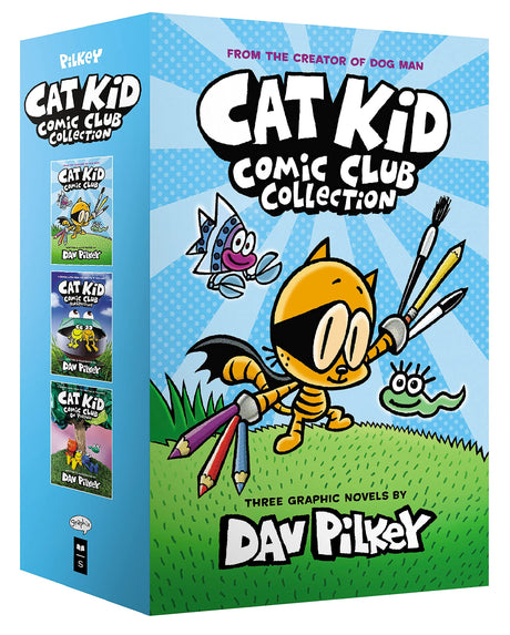 The Cat Kid Comic Club Collection: From the Creator of Dog Man (Cat Kid Comic Club #1-3 Boxed Set) -- Dav Pilkey, Hardcover
