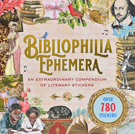Bibliophilia Ephemera Sticker Book (Over 780 Stickers) -- Peter Pauper Press Inc, Paperback