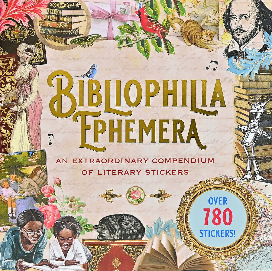 Bibliophilia Ephemera Sticker Book (Over 780 Stickers) -- Peter Pauper Press Inc, Paperback