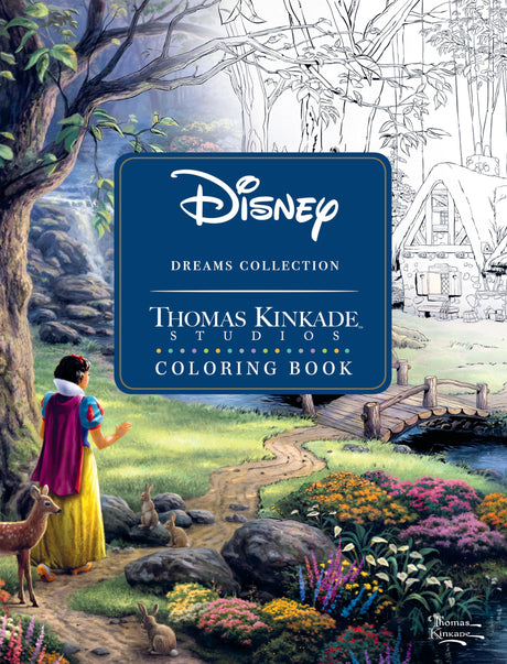 Disney Dreams Collection Thomas Kinkade Studios Coloring Book -- Thomas Kinkade, Paperback