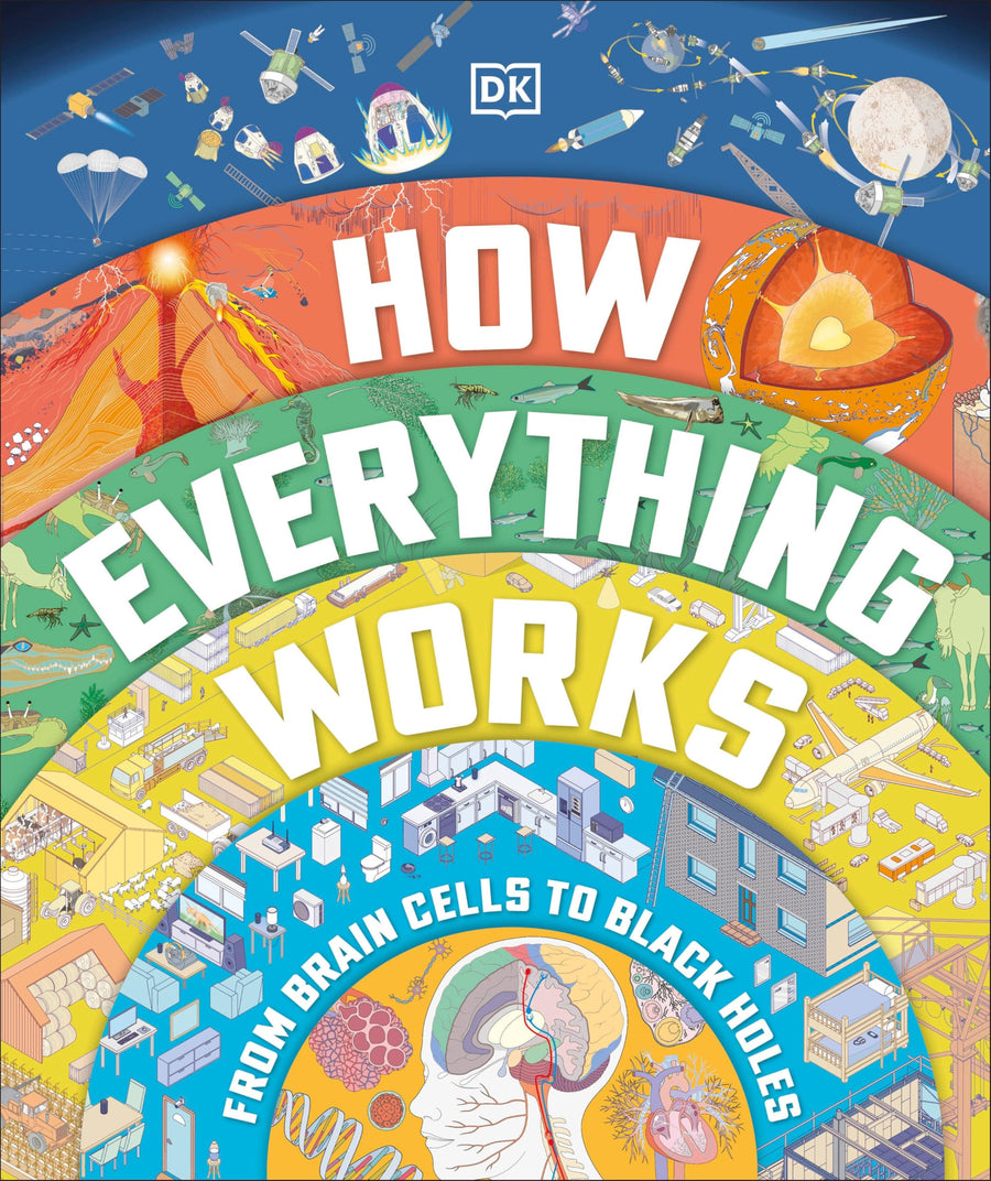How Everything Works: From Brain Cells to Black Holes -- DK, Hardcover