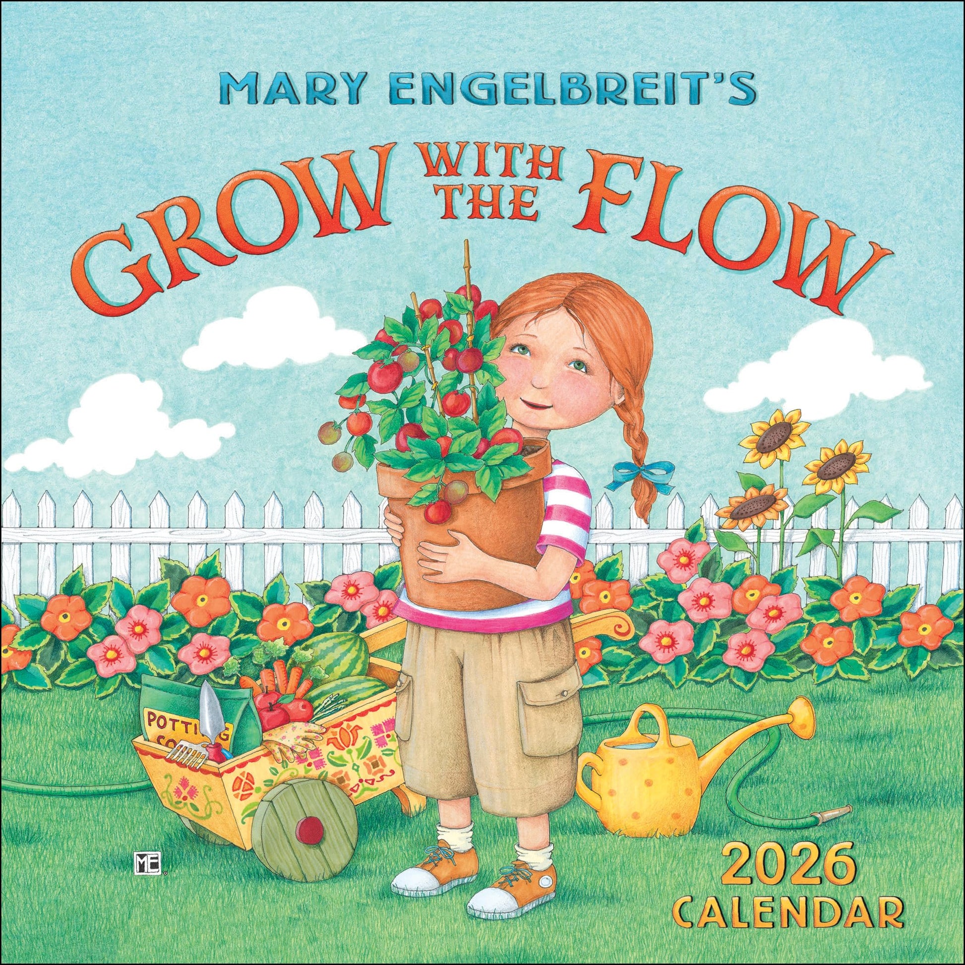 Mary Engelbreit's Grow with the Flow 2026 Mini Wall Calendar by Engelbreit, Mary