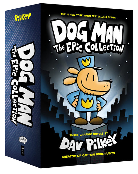 Dog Man: The Epic Collection: From the Creator of Captain Underpants (Dog Man #1-3 Box Set) -- Dav Pilkey, Boxed Set