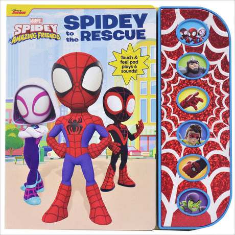 Disney Junior Marvel Spidey and His Amazing Friends: Spidey to the Rescue Sound Book [With Battery] -- Pi Kids, Board Book