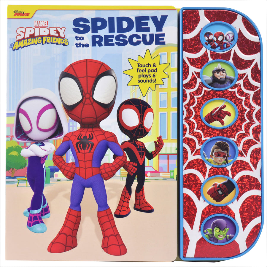 Disney Junior Marvel Spidey and His Amazing Friends: Spidey to the Rescue Sound Book [With Battery] -- Pi Kids, Board Book
