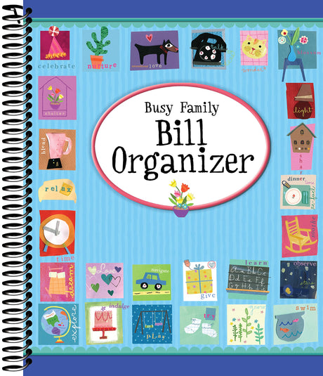 Busy Family Bill Organizer -- New Seasons, Spiral