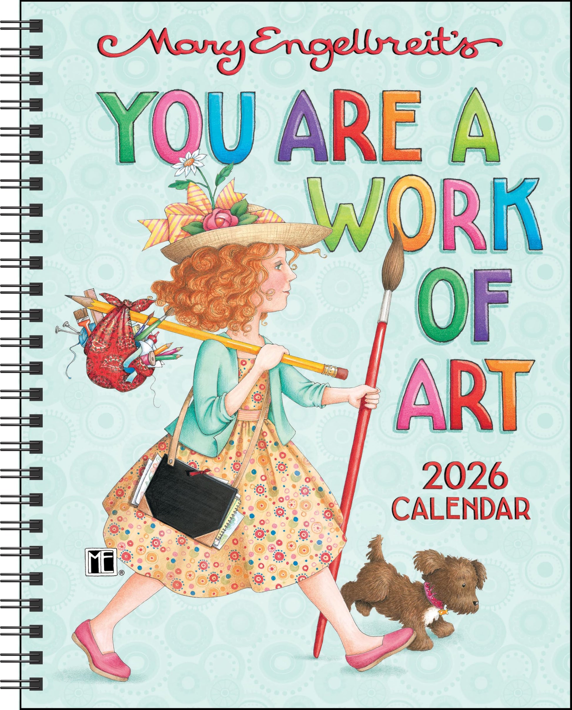Mary Engelbreit's You Are a Work of Art 2026 Monthly/Weekly Planner Calendar by Engelbreit, Mary