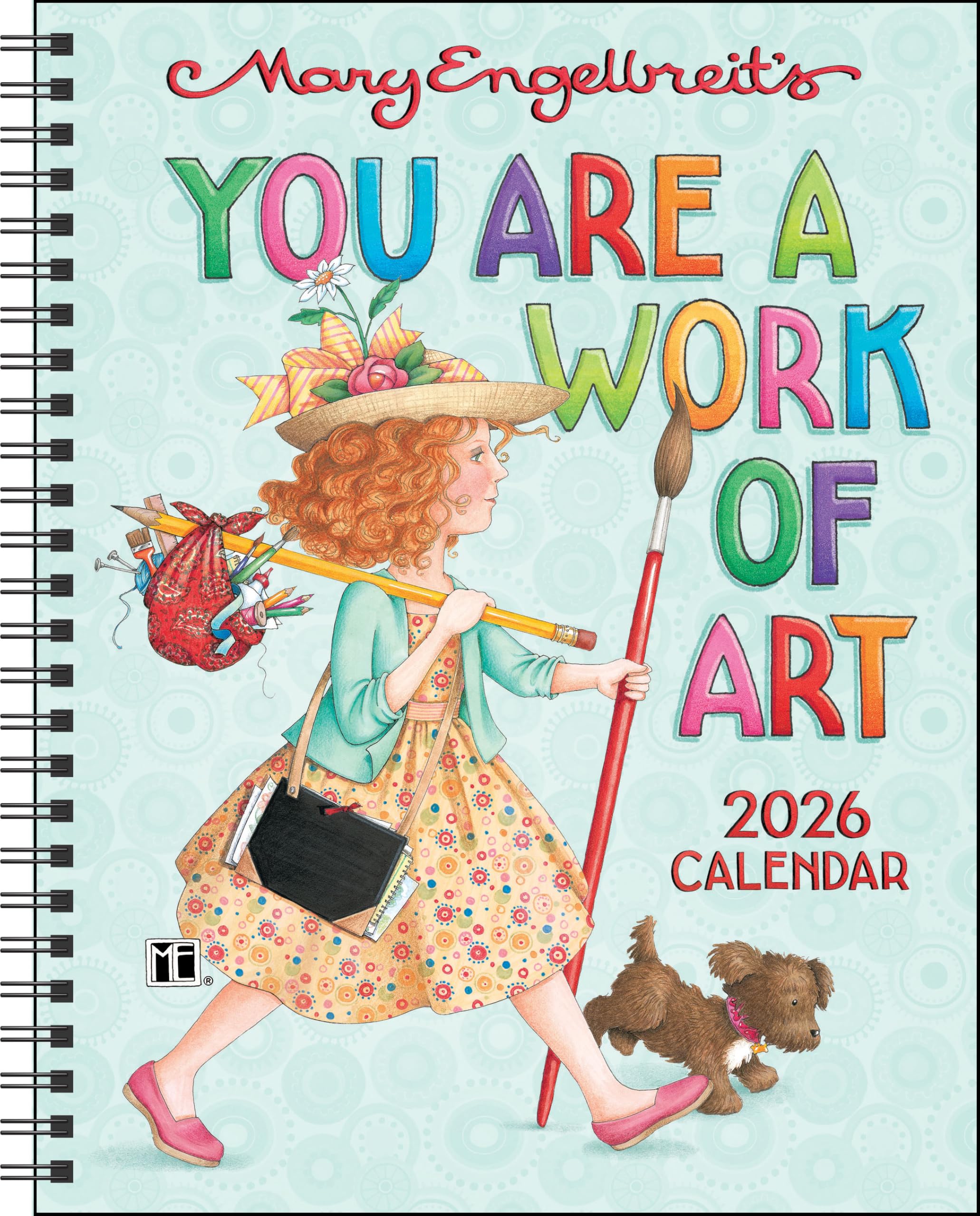 Mary Engelbreit's You Are a Work of Art 2026 Monthly/Weekly Planner Calendar by Engelbreit, Mary