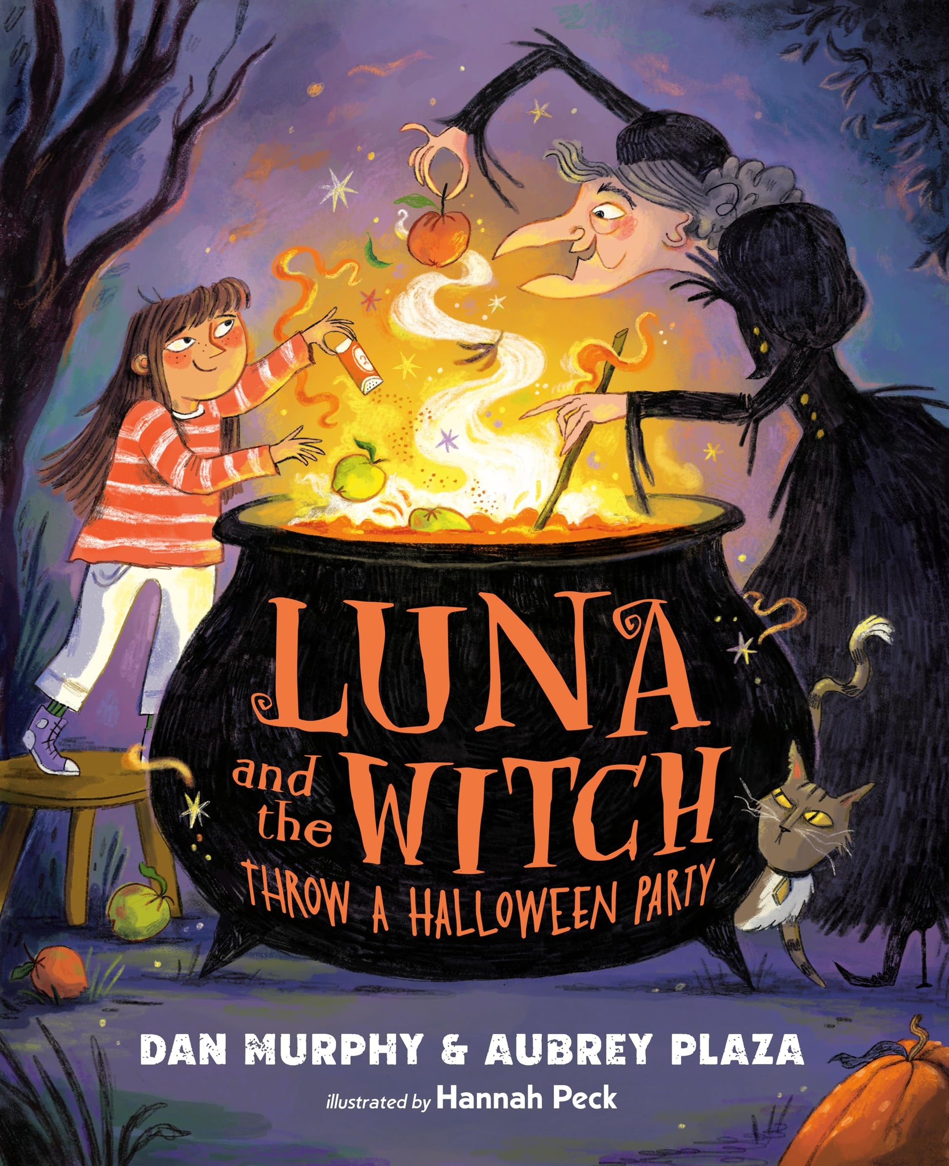 Luna and the Witch Throw a Halloween Party by Plaza, Aubrey