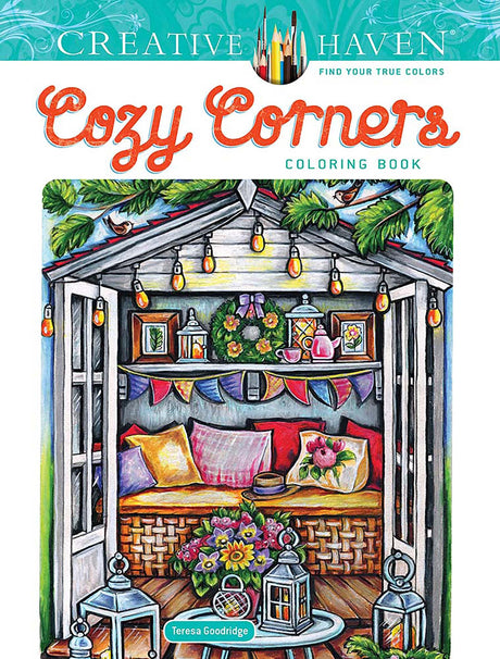 Creative Haven Cozy Corners Coloring Book -- Teresa Goodridge, Paperback