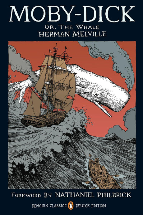 Moby-Dick: Or, the Whale (Penguin Classics Deluxe Edition) -- Herman Melville, Paperback