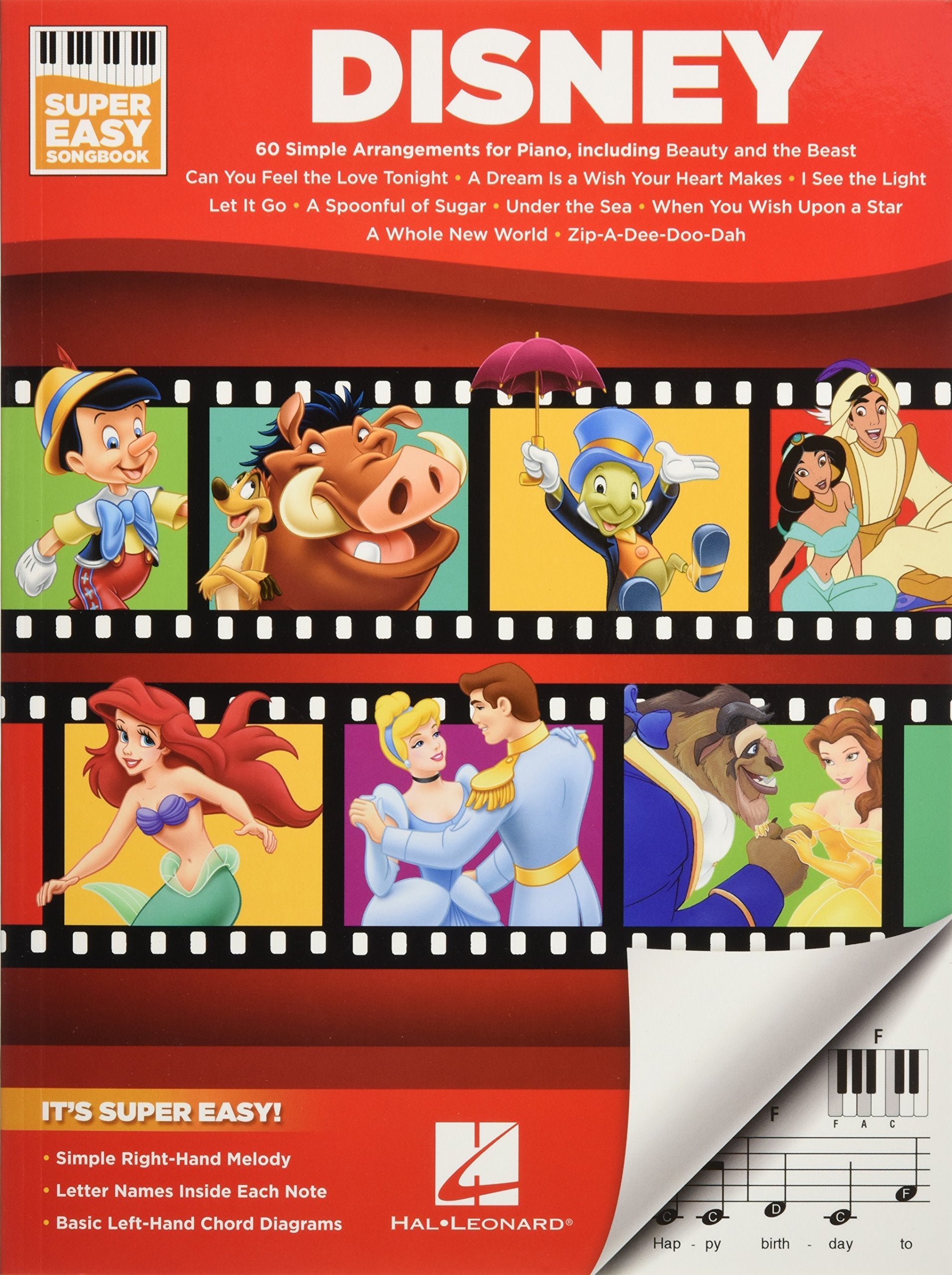 Disney - Super Easy Songbook by Hal Leonard Corp