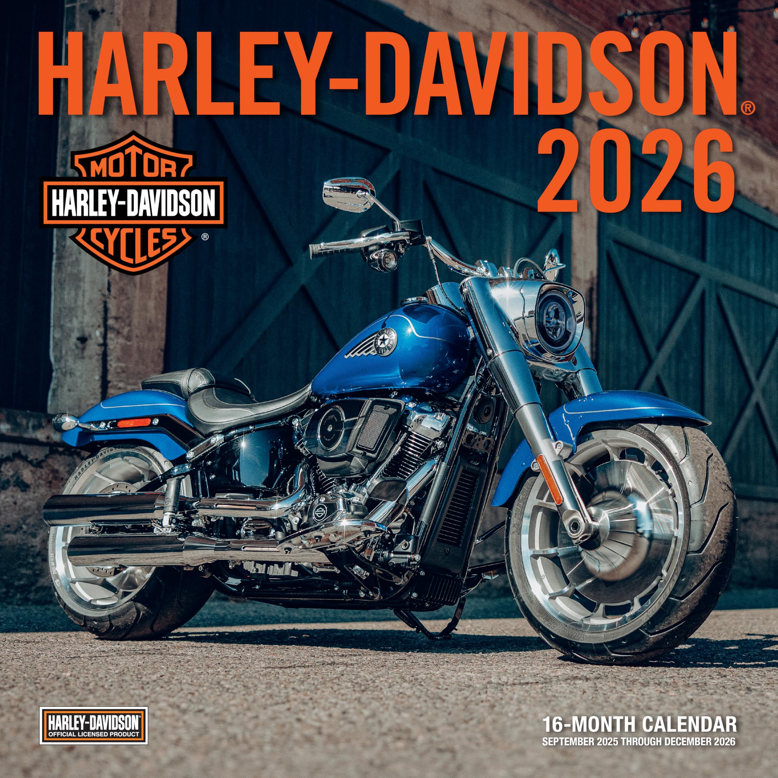 Harley-Davidson 2026 12x12: 16-Month Calendar--September 2025 Through December 2026 by Editors of Motorbooks