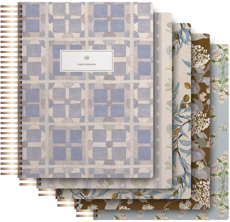 ESV Spiral-Bound Journaling Bible, Five-Volume Set (Hardcover, Cover Artwork by Lulie Wallace) by Wallace, Lulie