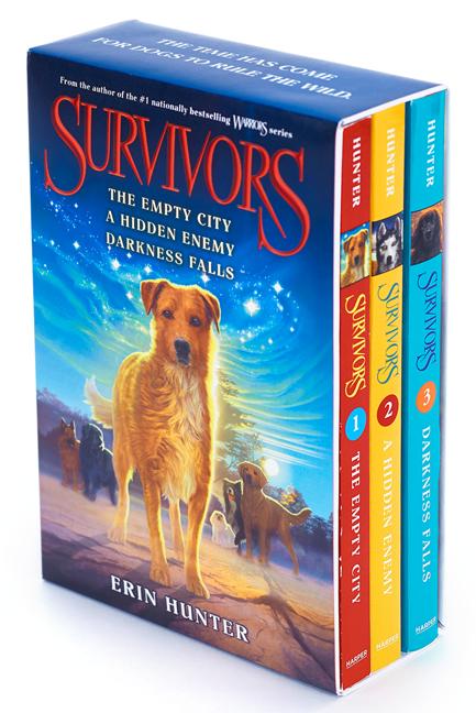 Survivors Box Set: The Empty City/A Hidden Enemy/Darkness Falls -- Erin Hunter, Boxed Set