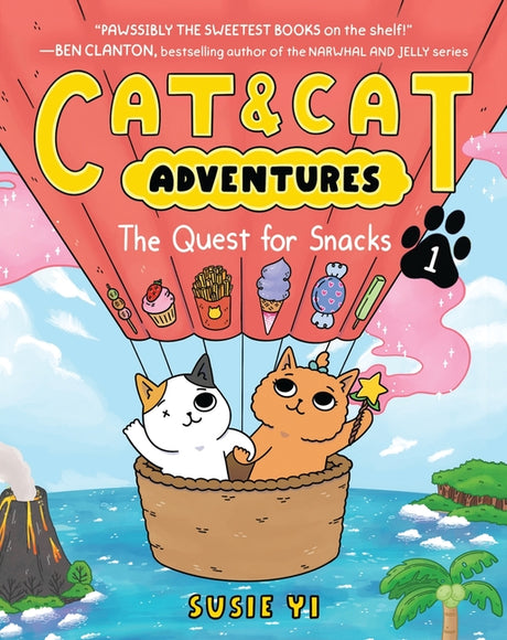 Cat & Cat Adventures: The Quest for Snacks: A Graphic Novel -- Susie Yi, Paperback