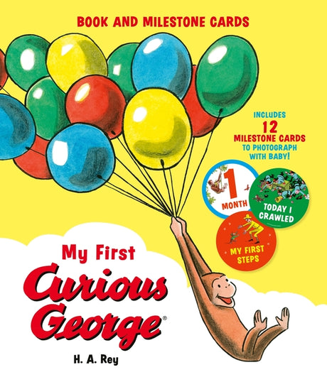 My First Curious George (Book and Milestone Cards) -- H. A. Rey, Board Book