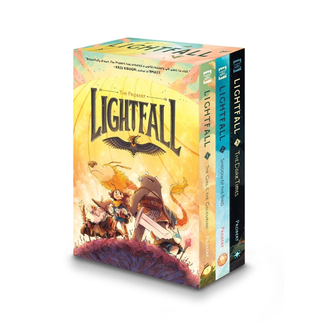 Lightfall 3-Book Box Set: A Graphic Novel Collection: Shadow of the Bird, the Dark Times, the Girl & the Galdurian -- Tim Probert, Paperback