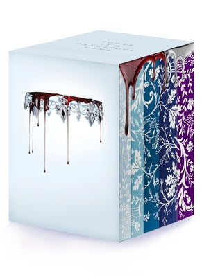 Red Queen 10th Anniversary Deluxe 5-Book Box Set with Stenciled Edges: Red Queen, Glass Sword, King's Cage, War Storm, Broken Throne by Aveyard, Victoria