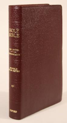 Old Scofield Study Bible-KJV-Classic -- Oxford University Press, Bible