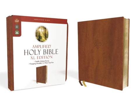 Amplified Holy Bible, XL Edition, Leathersoft, Brown -- Zondervan, Bible