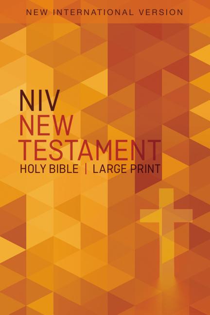 NIV, Outreach New Testament, Large Print, Paperback -- Zondervan, Bible