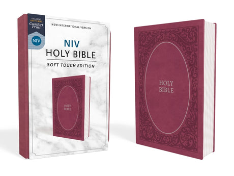 NIV, Holy Bible, Soft Touch Edition, Imitation Leather, Pink, Comfort Print -- Zondervan, Bible