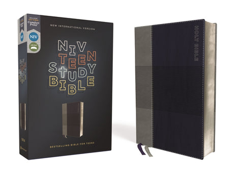 Niv, Teen Study Bible (for Life Issues You Face Every Day), Leathersoft, Blue, Comfort Print -- Lawrence O. Richards, Bible