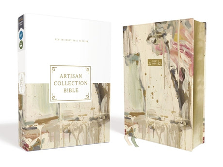 Niv, Artisan Collection Bible, Leathersoft, Multi-Color/Cream, Red Letter, Comfort Print -- Zondervan, Bible