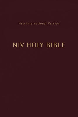 Niv, Holy Bible, Compact, Paperback, Burgundy, Comfort Print -- Zondervan, Bible