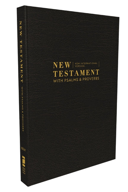 Niv, New Testament with Psalms and Proverbs, Pocket-Sized, Paperback, Black, Comfort Print -- Zondervan, Bible