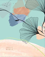 Niv, Journal the Word Bible (Perfect for Note-Taking), Leathersoft, Teal/Floral, Red Letter, Comfort Print: Reflect, Take Notes, or Create Art Next to by Zondervan