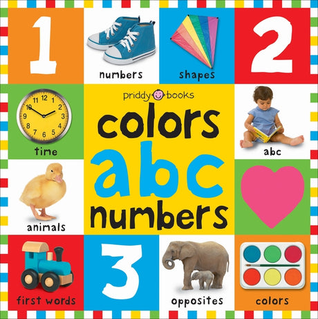 First 100 Big Board: Colors, Abc, Numbers -- Roger Priddy, Board Book