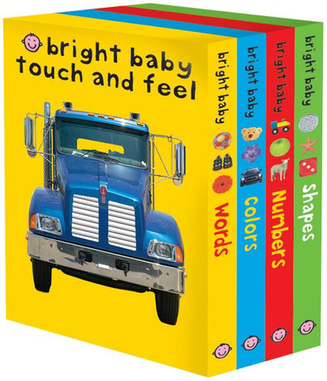 Slipcase (Bright Baby Touch and Feel): Includes Words, Colors, Numbers, and Shapes -- Roger Priddy, Boxed Set
