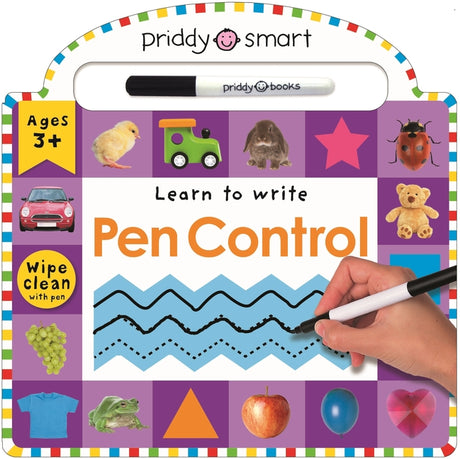 Wipe Clean: Pen Control: An Introduction to Pen Control with Activities to Do Again and Again! [With Marker] -- Roger Priddy, Hardcover